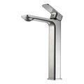 Anzzi Vibra Single Hole Single-Handle Bathroom Sink Faucet-Brushed Nickel L-AZ103BN